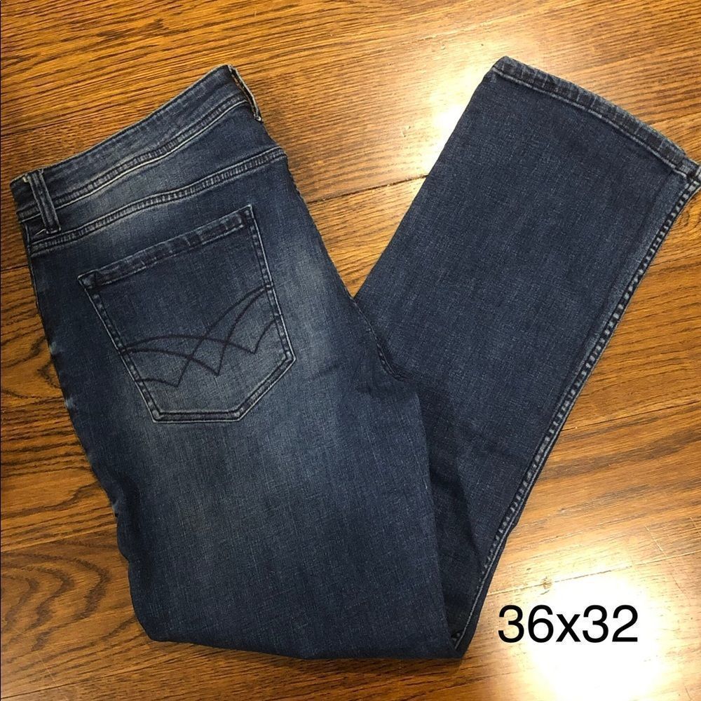 SEVEN7 Mens Premium Slim Leg Jeans 36x32